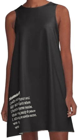Vintage Dictionary A-Line Dress