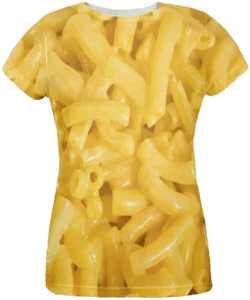Old Glory Women's Mac and Cheese All Over T-Shirt