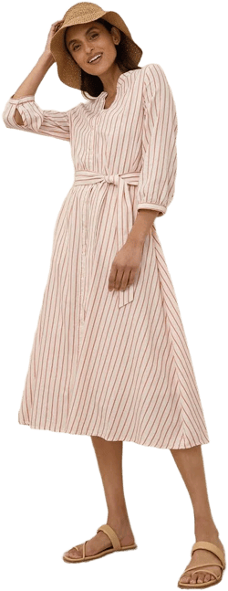 Pact Women's Organic Cotton Sunset Lightweight Cotton Easy Dress