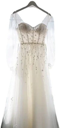 Justin Alexander Beaded Wedding Dress