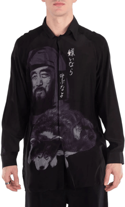 Yohji Yamamoto Oversized Silk Shirt