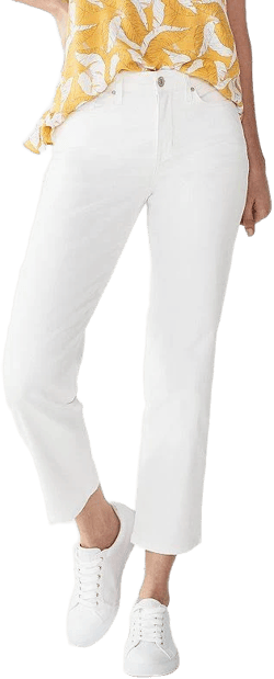 Nine West Women's High-Waisted Straight-Leg Jeans