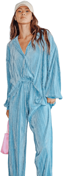 Charlie Pleated Oversized Blouse