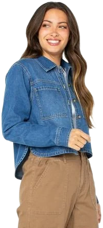 Celebrity Pink Juniors and Juniors Plus Hi Low Long Sleeve Shirt Sizes Xxs-3x