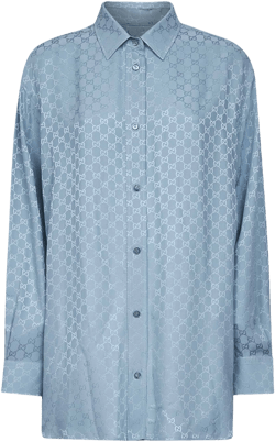 Gucci Women's GG Silk Shirt