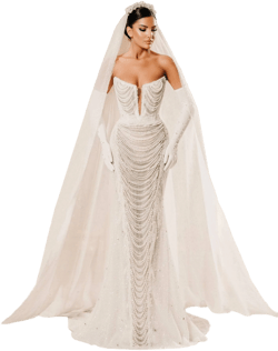 Beaded Wedding Dress