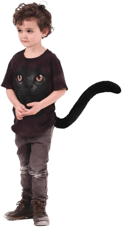 Kids Tell Tails Wearable Cat Tail Costume