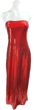 Party King Toon Starlet Jessica Rabbit Sequin Halloween Costume