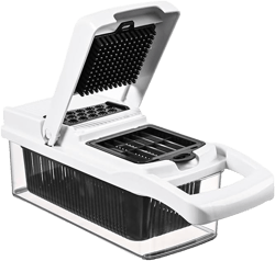 Kitchen dicing device Onion dicing device Fruit vegetable cutter Household grater Vegetable cutter, 23.5 CM, DGNQTQ772