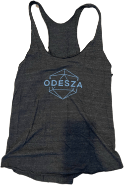 Odesza Tops | Large Odesza Women’s Racerback Tank-Dark Grey-Euc | Color: Gray | Size: L | Cclevy5's Closet