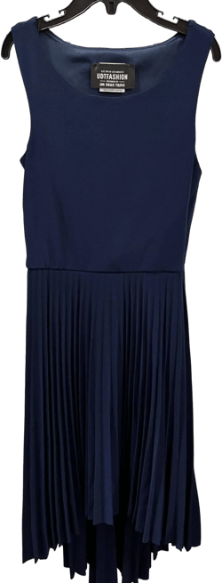 Hi Low Pleated Tank Dress