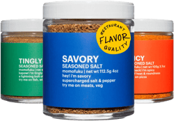Momofuku Seasoned Salt Variety Pack by David Chang, 3 Pack, Umami Seasoning for Meat, Fish, & Vegetables, Chef Made for Cooking, Extra Umami