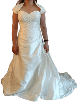 Justin Alexander Silk Mikado Wedding Bridal Formal Ball Gown