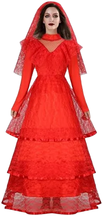 Lydia Deetz Beetlejuice Lace Gown Dress