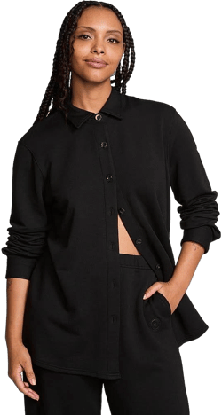 Victoria's Secret Women's Oversized Brushed Modal Fleece Shirt