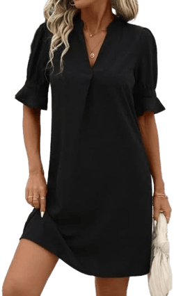 Modlily Split H Half Sleeve Dress