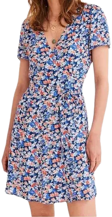 Sezane Women's Anastasia Floral Wrap Dress