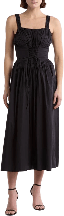 Cotton Midi Dress