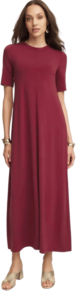 Chico's Women's Stretch-Jersey Maxi Dress