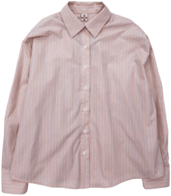 Striped Pleated Shirt