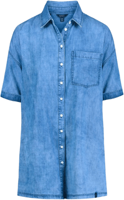 Buffalo Jeans Women's Freida Long-Sleeve Button-Up Shirt Dress