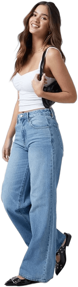 Jessie High Waisted Baggy Jeans