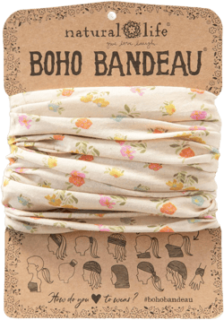 Natural Life Full Boho Floral Bandeau Headband