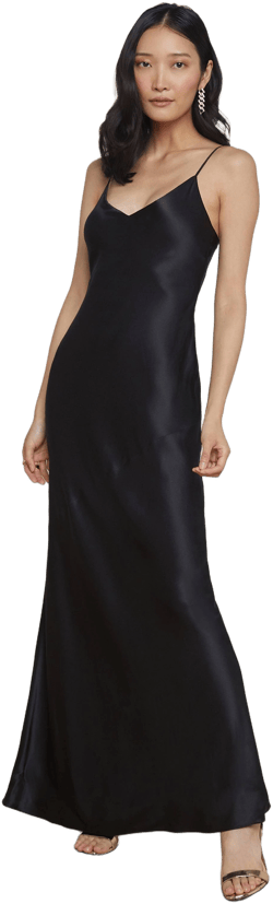 L'AGENCE Serita Maxi Bias Dress