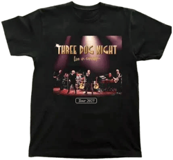 USDomesticTshirt Three Dog Night Band Tour 2025 Gift for Fan Shirt Women's