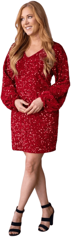 Southern Grace Sequin Dress