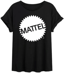 Mattel Women's Original Logo Oversized T-Shirt