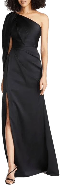 Tori Women's Pleated Polyester Evening Dress