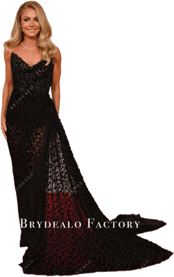 Kelly Ripa Strapless 2024 Oscars Red Carpet Dress