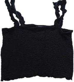 Forever 21 Women's Smocked Ribbed Tube Top
