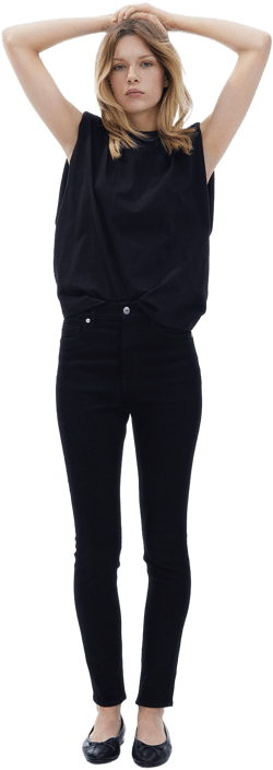 H&M Ladies High Rise Skinny Leg Jeans