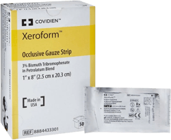 Dermascience Covidien Xeroform Petrolatum Impregnated Dressing 1 x 8 inch