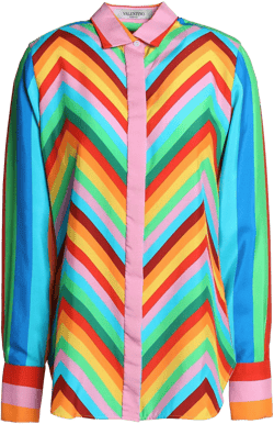 Valentino Garavani Women's Silk Printed Shirt