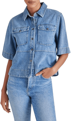 Steve Madden Women's Eliana Denim Shirt