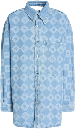 Nanushka Women's Tristo Oversized Denim Shirt