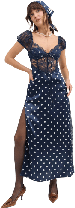 For Love & Lemons Casey Maxi Dress