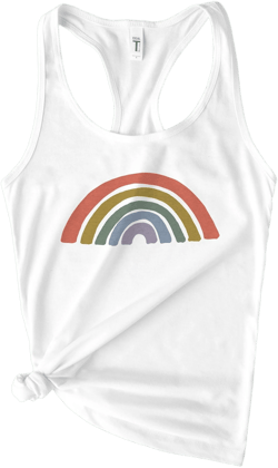 Retro Rainbow Tank Top