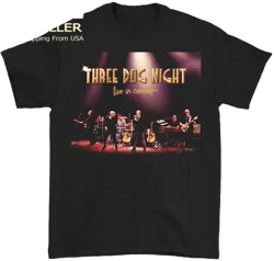 Gildan Unisex Three Dog Night Band T-shirt