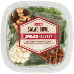 H-E-B Spinach Harvest Salad Bowl