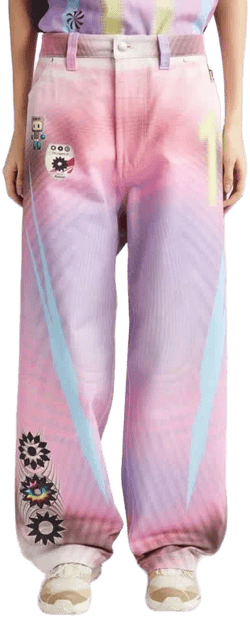 Paolina Women's Baggy Wide-Leg Jeans