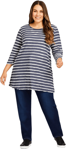 Avenue Women's Plus Size Stretch Denim Skinny Jeans