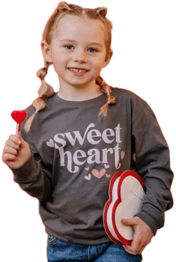 Sweet Heart Long-Sleeve T-Shirt, Youth Youth L