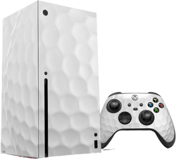 WraptorSkinz Skin Decal Vinyl Wrap compatible with the XBOX Series X Console and Controller - Golf Ball (GAMING CONSOLE NOT INCLUDED)