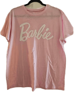 Barbie Logo Classic Short Sleeve Graphic T-Shirt