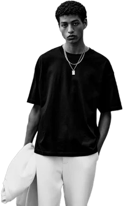 H&M Men's Oversized Cotton T-Shirt