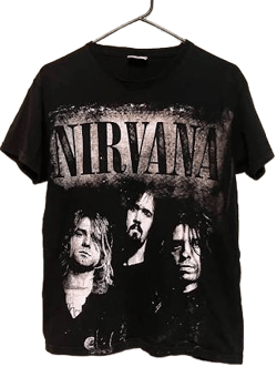 Nirvana Full Black Shirt